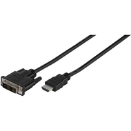 Kabel HDMI - DVI, doppelt geschirmt