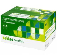 Falthandtücher C-Falz Satino Comfort, Recycling