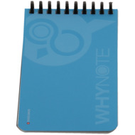 WhyNote carnet de notes, réutilisable, A6, ligné, neutre, bleu - 7640167321285_01_ow