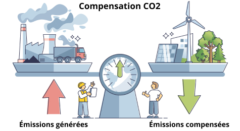 Compensation des émissions CO2
