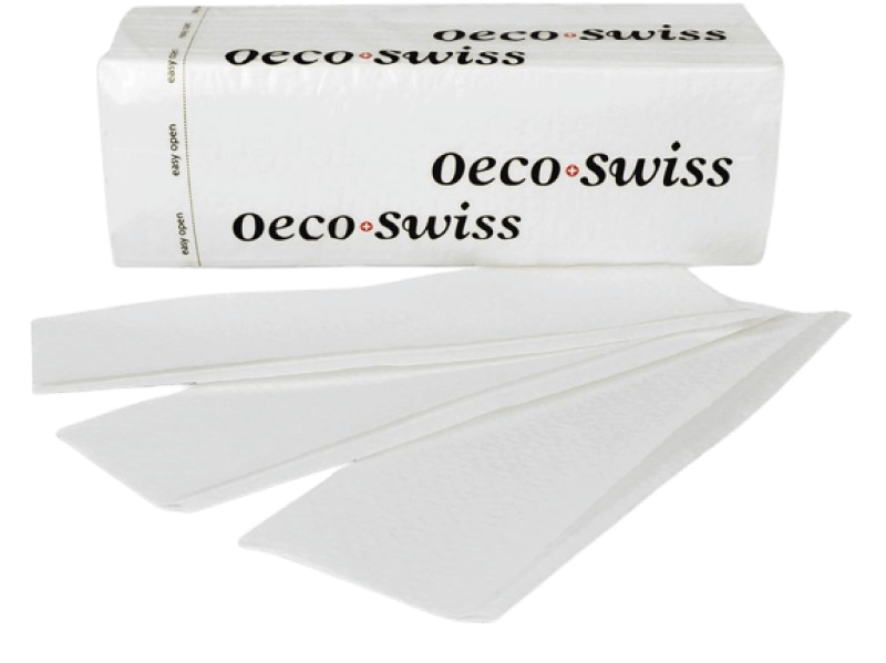 Oeco Swiss Falthandtücher, 1 Karton à 24 Pack