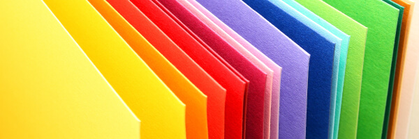 Farbiges Papier