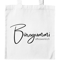 Jutbeutel Bürogummi