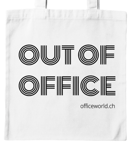 Jutebeutel Out of Office