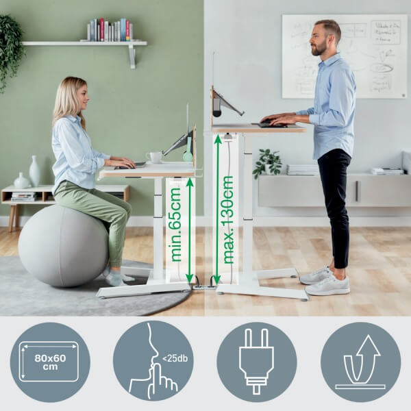 Leitz Compact Workstation elektrisch höhenverstellbarer Schreibtisch