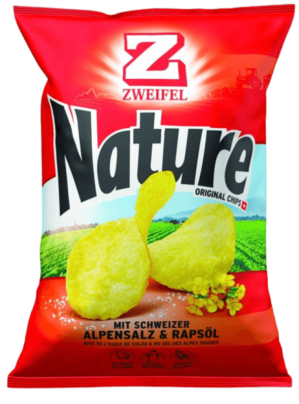 Zweifel Chips Nature, 31 g, 20 Stück