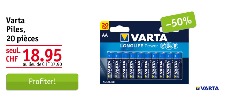 Varta piles Longlife Power AA/LR6 Varta piles Longlife Power AA/LR6